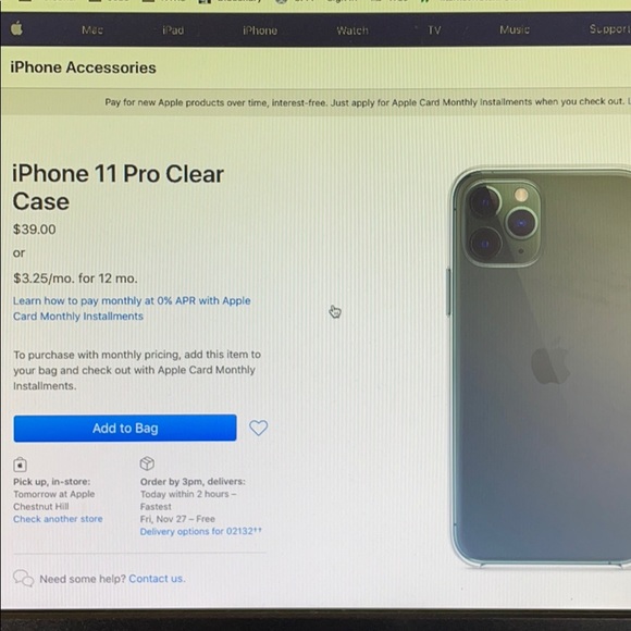iPhone 11 Pro clear case - Picture 2 of 2